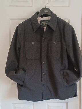 Men's G.H. Bass Charcoal Wool-Blend Jacket